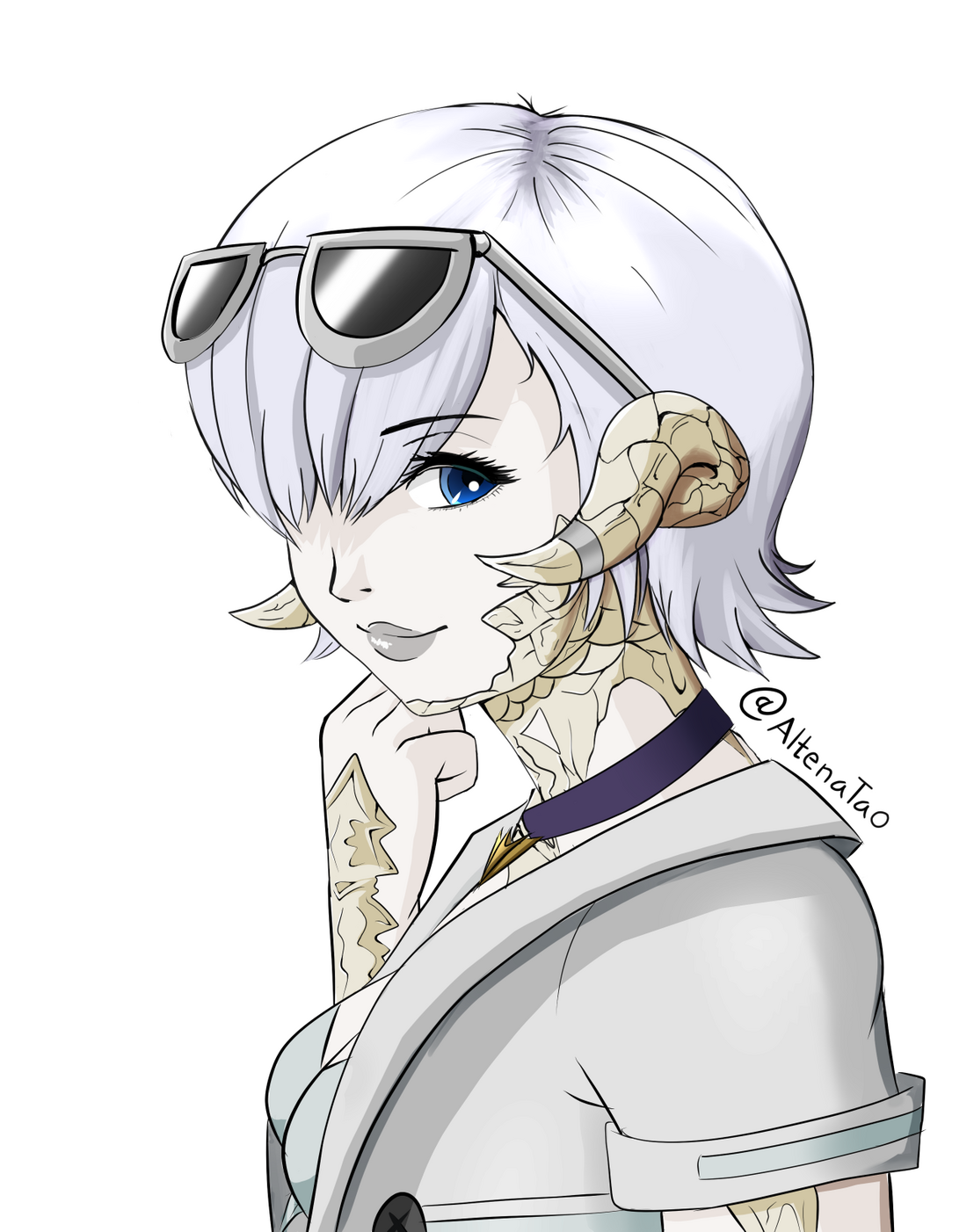 Crimson Skies (FFXIV OC Commission)