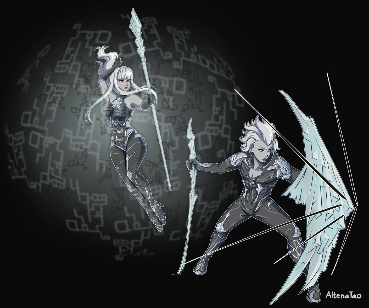 Omega-M and Omega-F T-shirt Concept