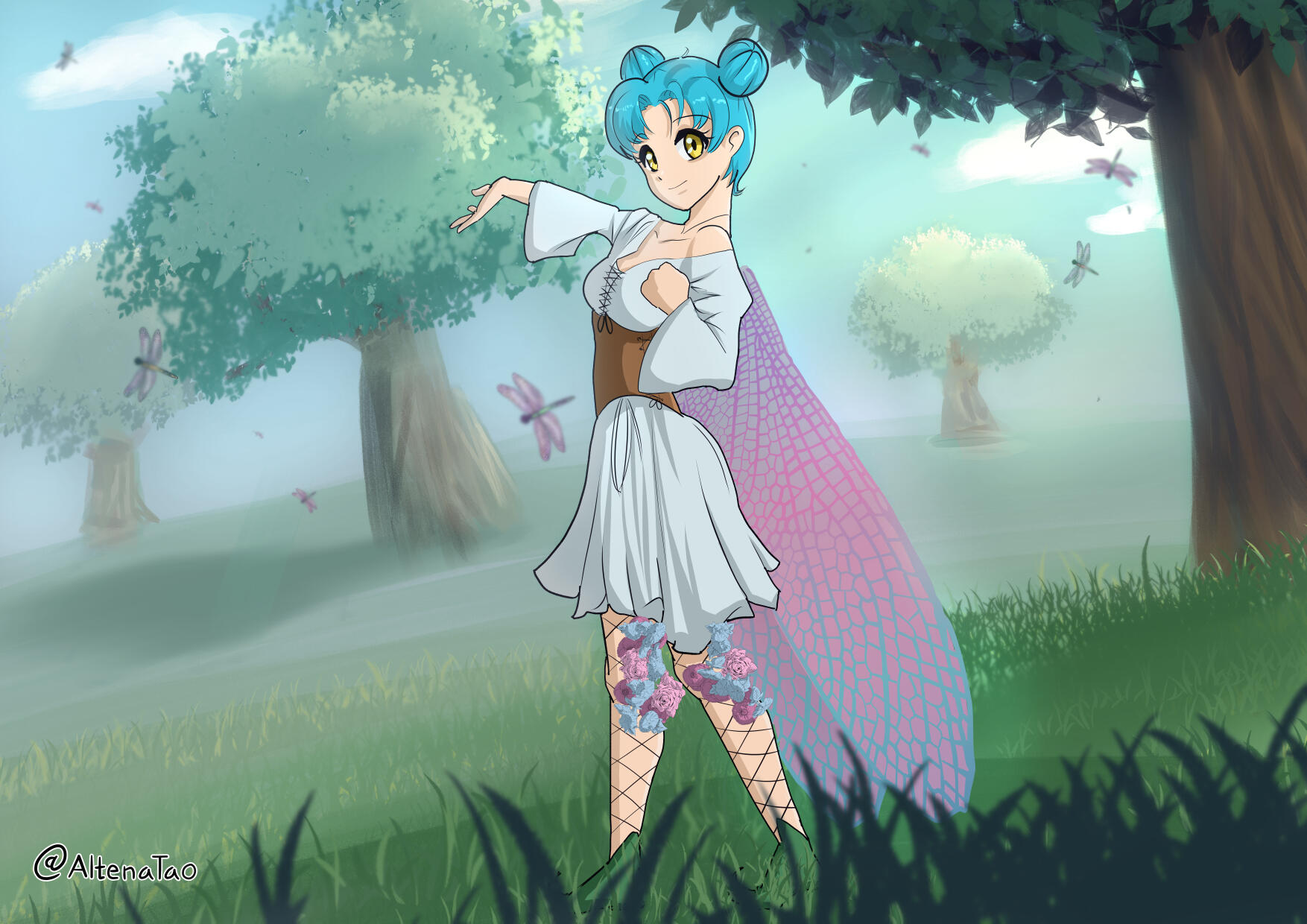 Dragonfly Girl (OC Concept)